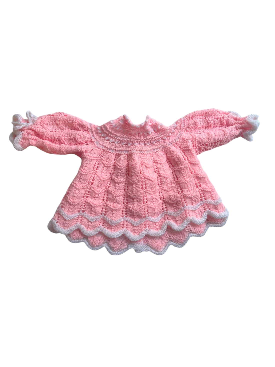 Gilet fantaisie rose - 3/6 mois