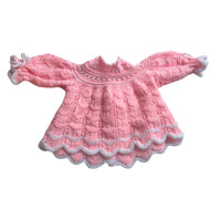 Gilet fantaisie rose - 3/6 mois