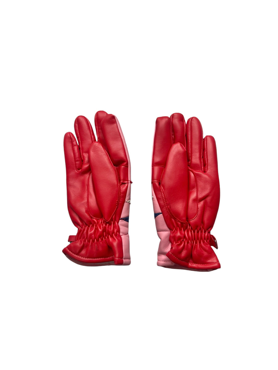 Gants similicuir Donald rose - 8/10 ans