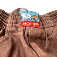 Pantalon toile coton marron Snoopy - 3 ans