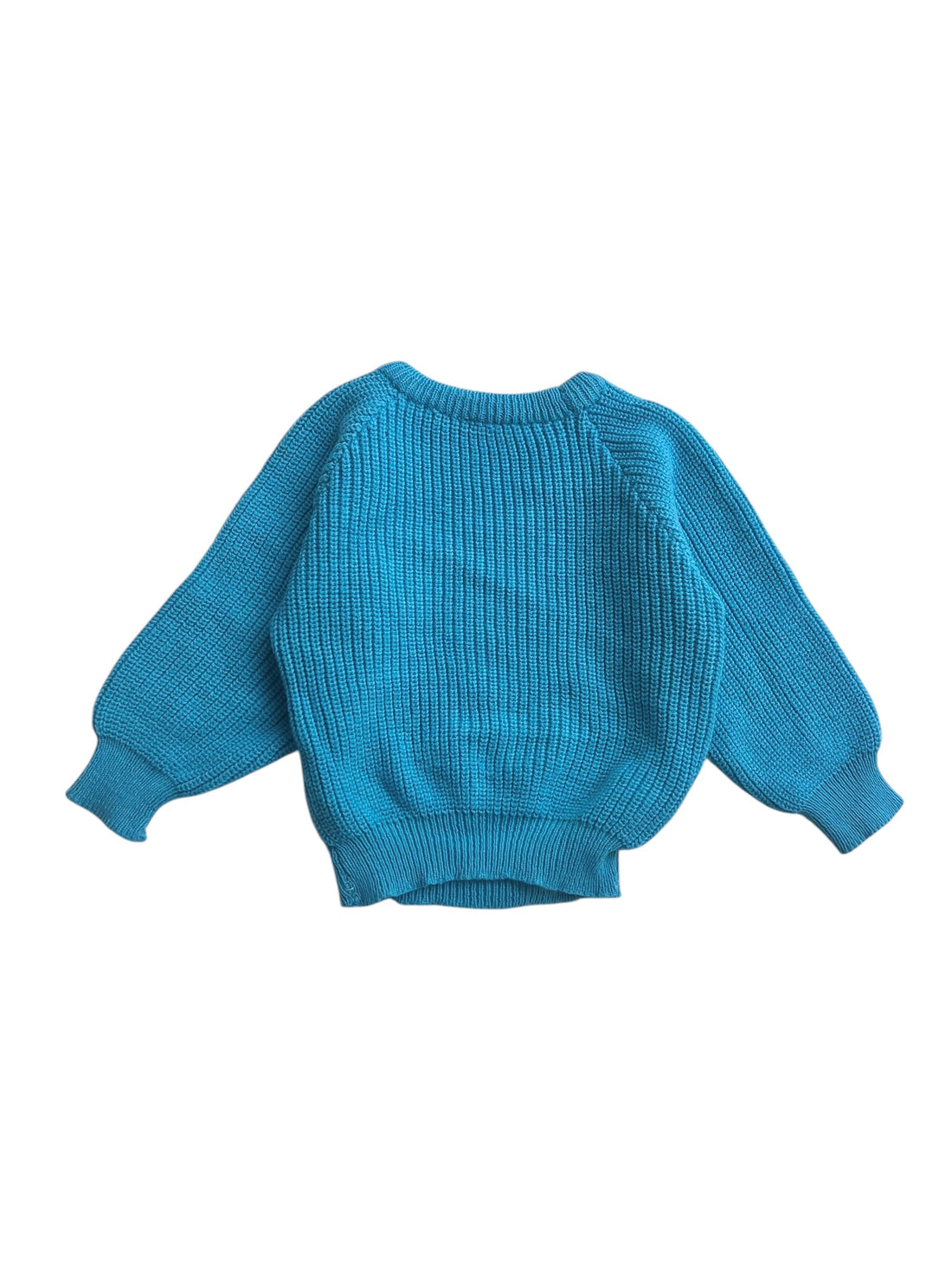 Pull côtelé bleu - 2/3 ans