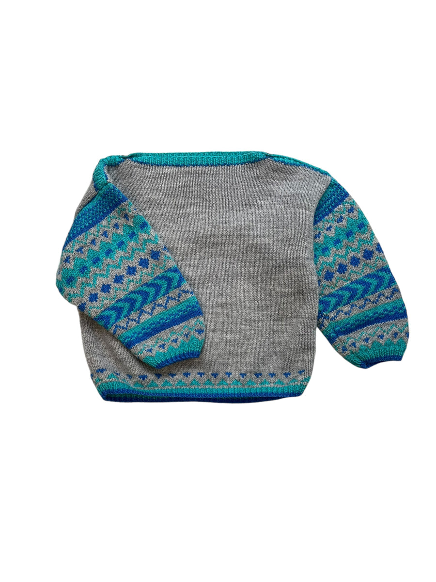 Pull renne gris - 3 ans