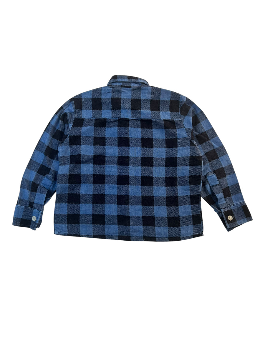 Chemise bucheron bleu noir - 3 ans