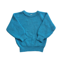 Pull côtelé bleu - 2/3 ans