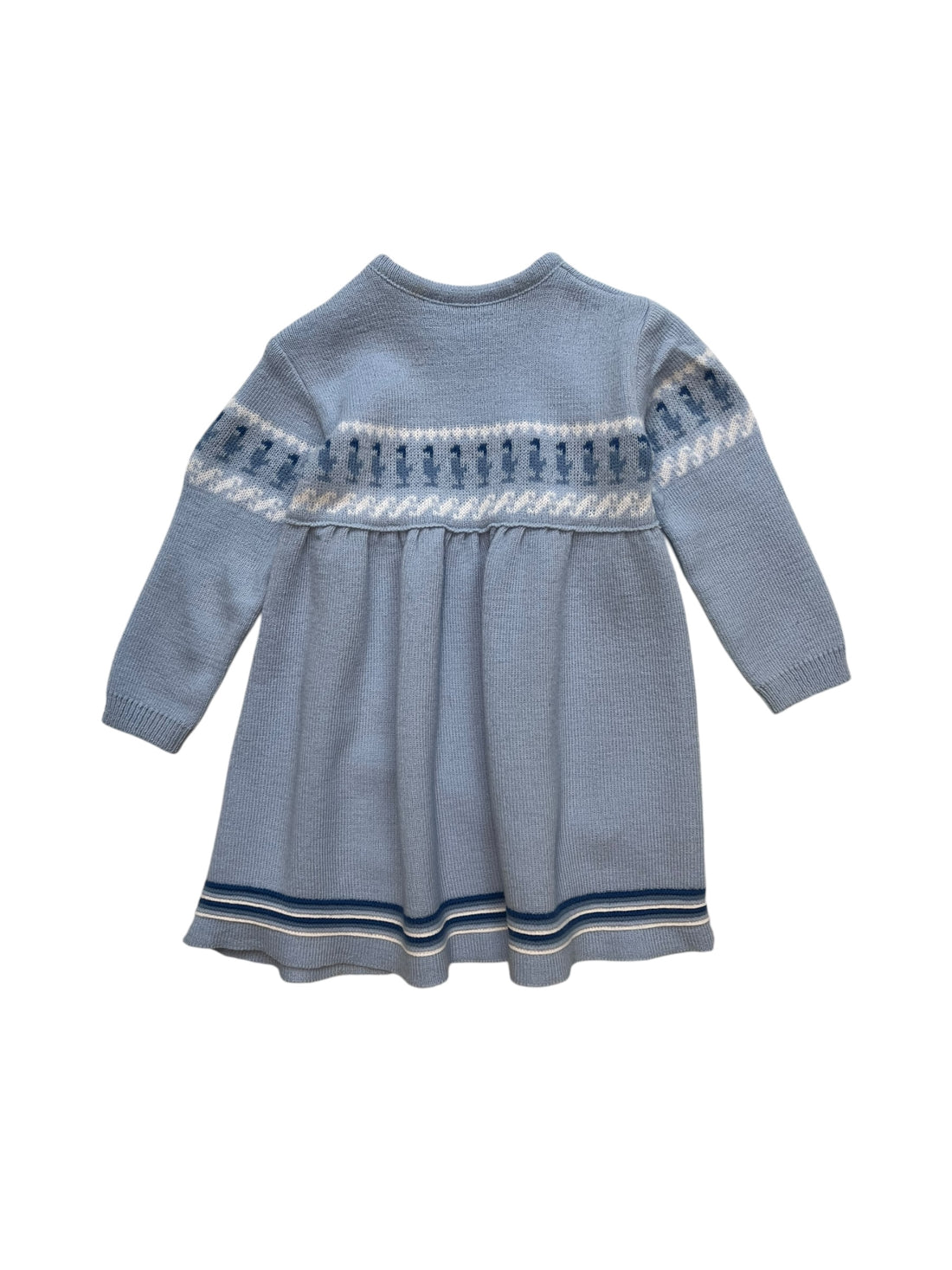 Robe tricot bleue - 18 mois