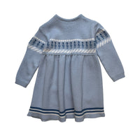 Robe tricot bleue - 18 mois