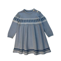 Robe tricot bleue - 18 mois