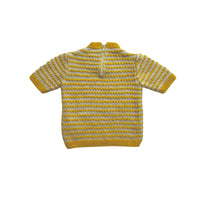 Pull manches courtes jaune - 6/9 mois