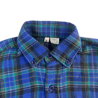 Chemise tartan bleue - 6 ans