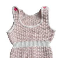 Combinaison tricot rose - 6 mois