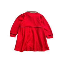 Robe en maille rouge - 3 ans