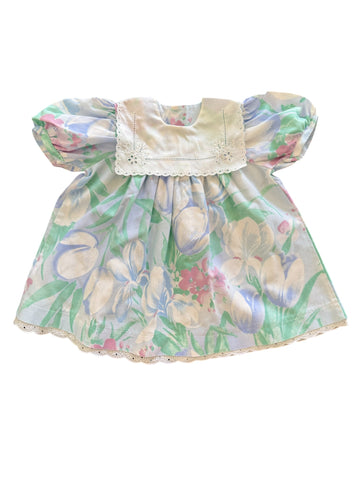 Robe plastron fleurie - 6 mois