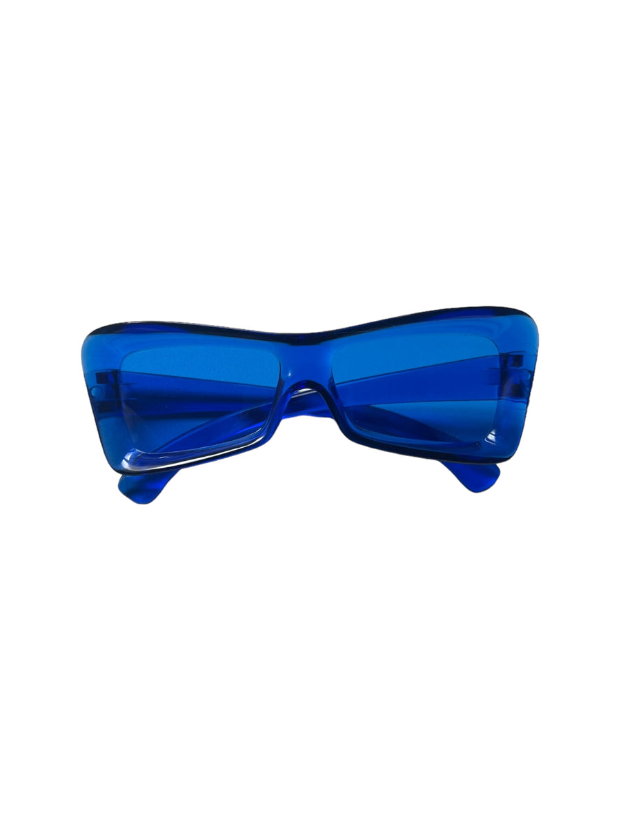 Lunettes transparentes bleu - 2/3 ans