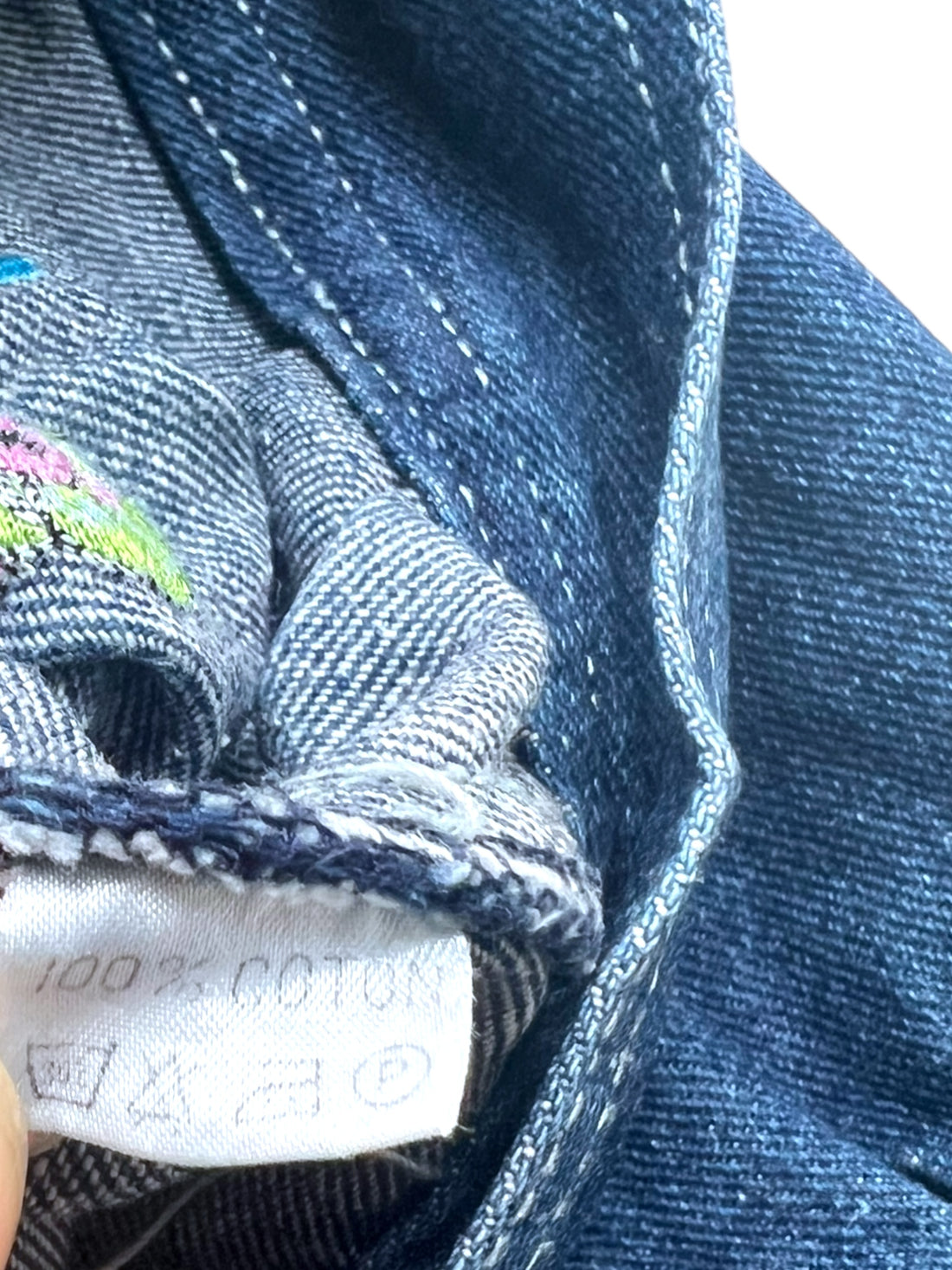 Veste en jean zippée Mickey - 6 mois