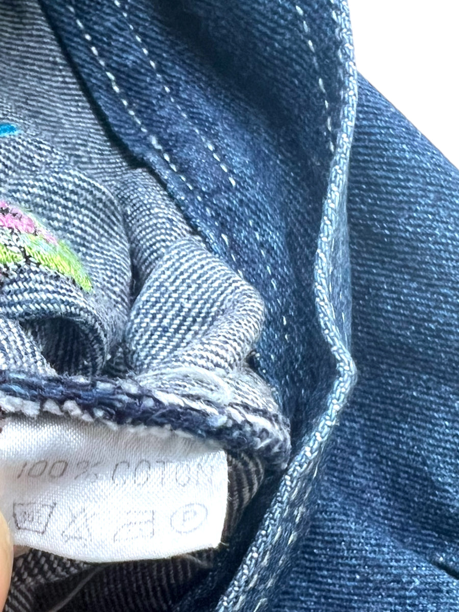 Veste en jean zippée Mickey - 6 mois