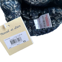 Bonnet jacquard marine - 12 mois