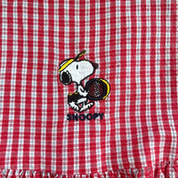 Robe carreaux Snoopy rouge - 18/24 mois