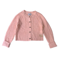 Gilet ajouré blush - 4/6 ans