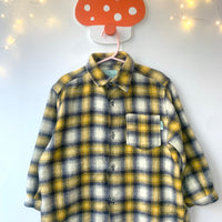 Chemise à carreaux jaune - 5 ans