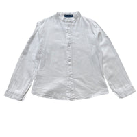 Chemise lin/coton blanche - 7 ans