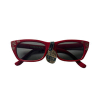 Lunettes rectangulaires rouge - 3/4 ans