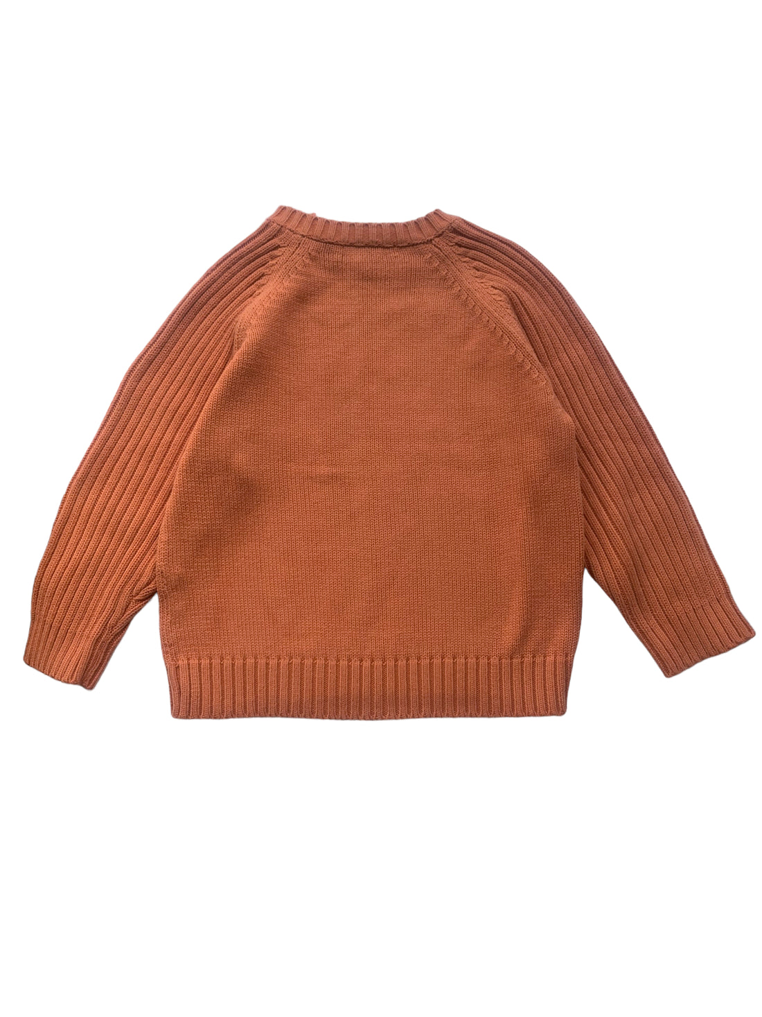 Pull orange - 6 ans