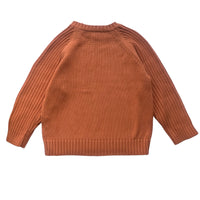 Pull orange - 6 ans