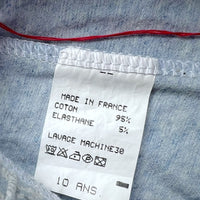 Pantalon imprimé bleu chiné - 6/7 ans