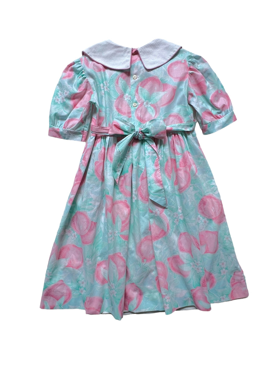 Robe fleurie à col - 6 ans