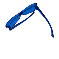 Lunettes transparentes bleu - 2/3 ans