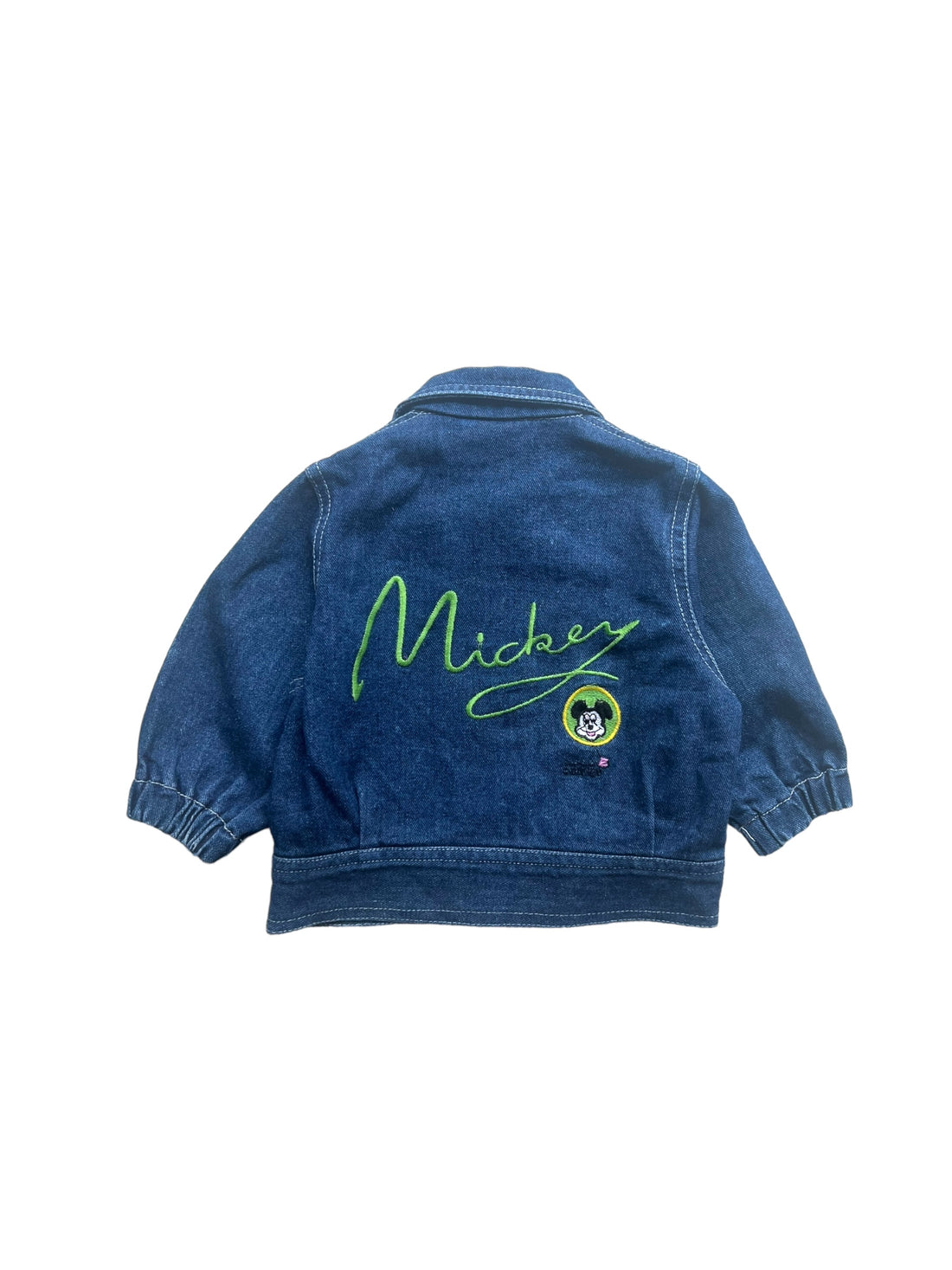 Veste en jean zippée Mickey - 6 mois