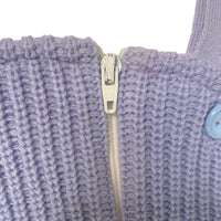 Salopette tricot lilas - 3 mois