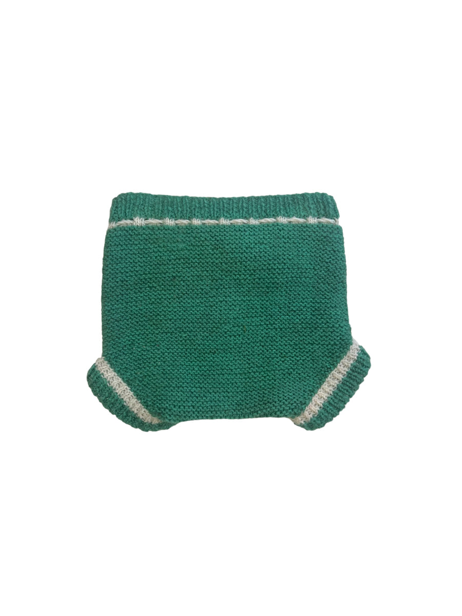 Bloomer tricot vert - 12/18 mois