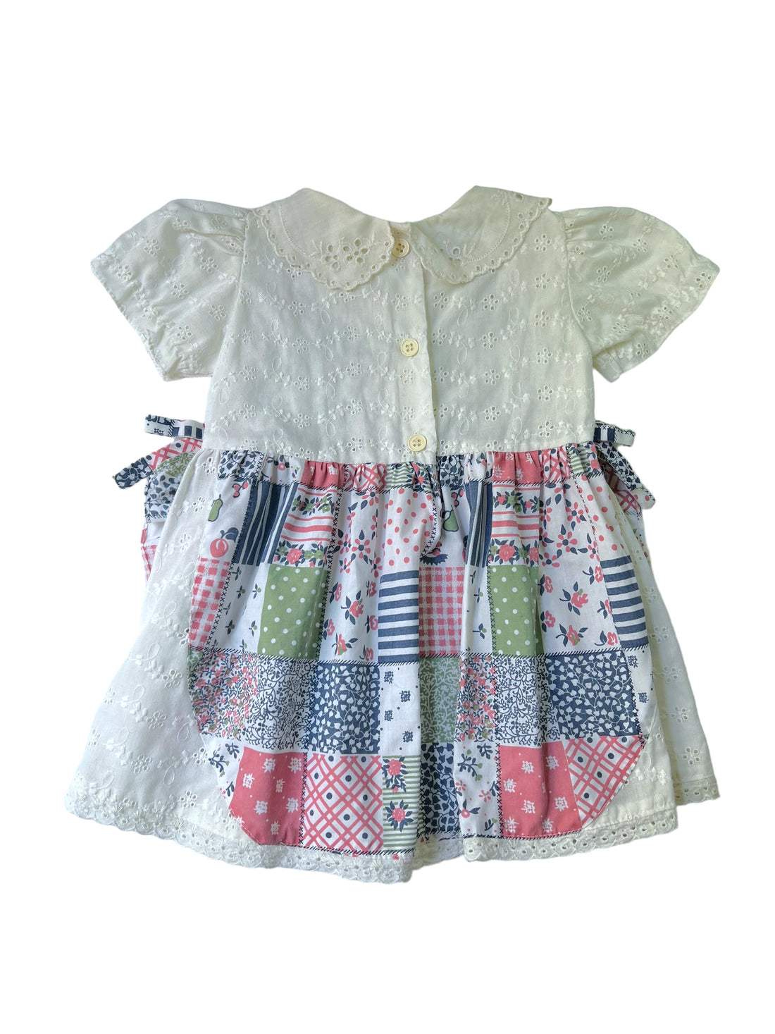 Robe tablier patchwork - 6 mois