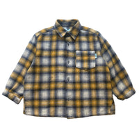 Chemise à carreaux jaune - 5 ans