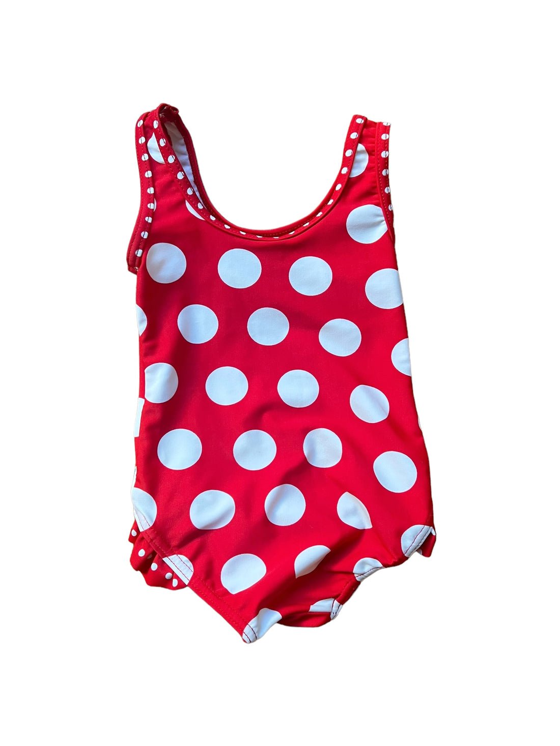 Maillot de bain pois rouge - 12 mois