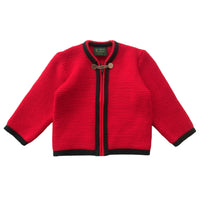 Gilet autrichien rouge - 2/3 ans