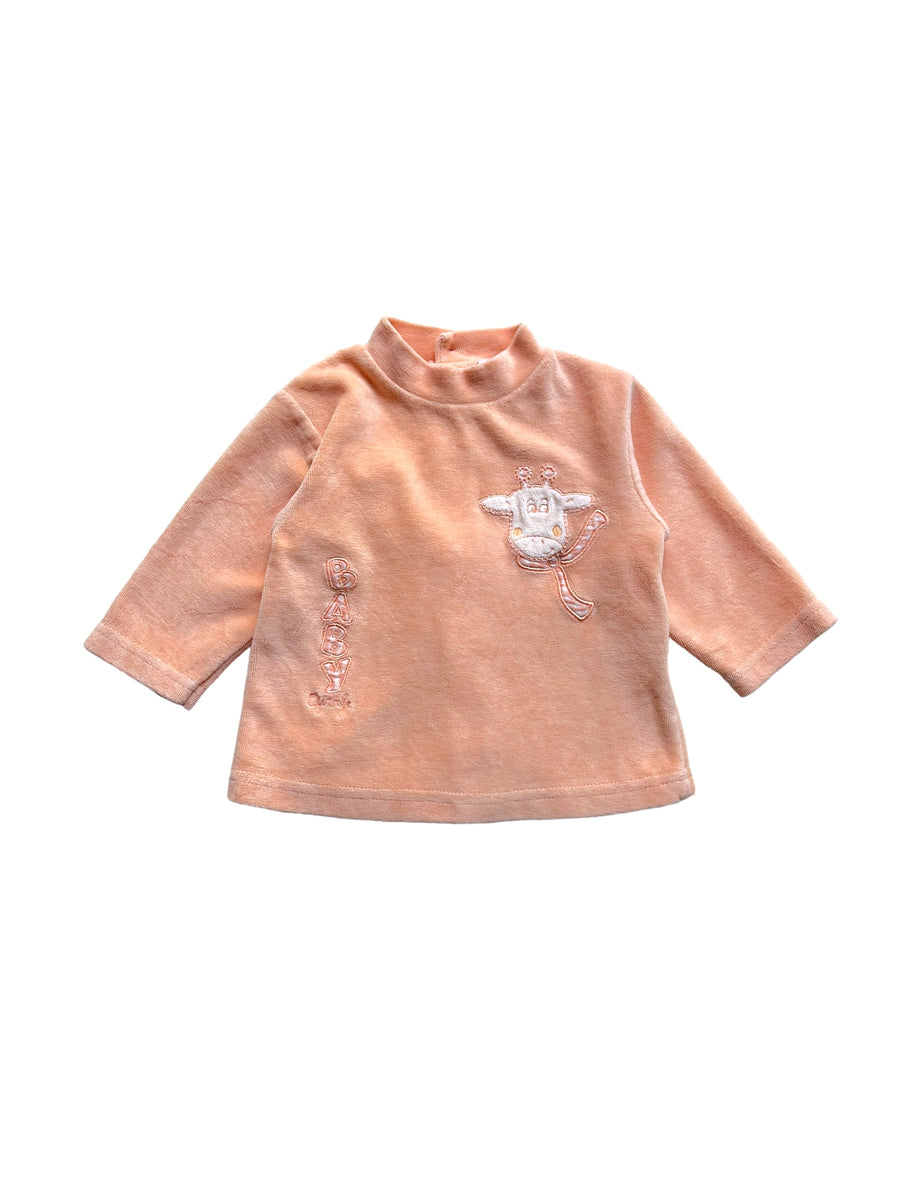 Ensemble girafe orange - 6 mois