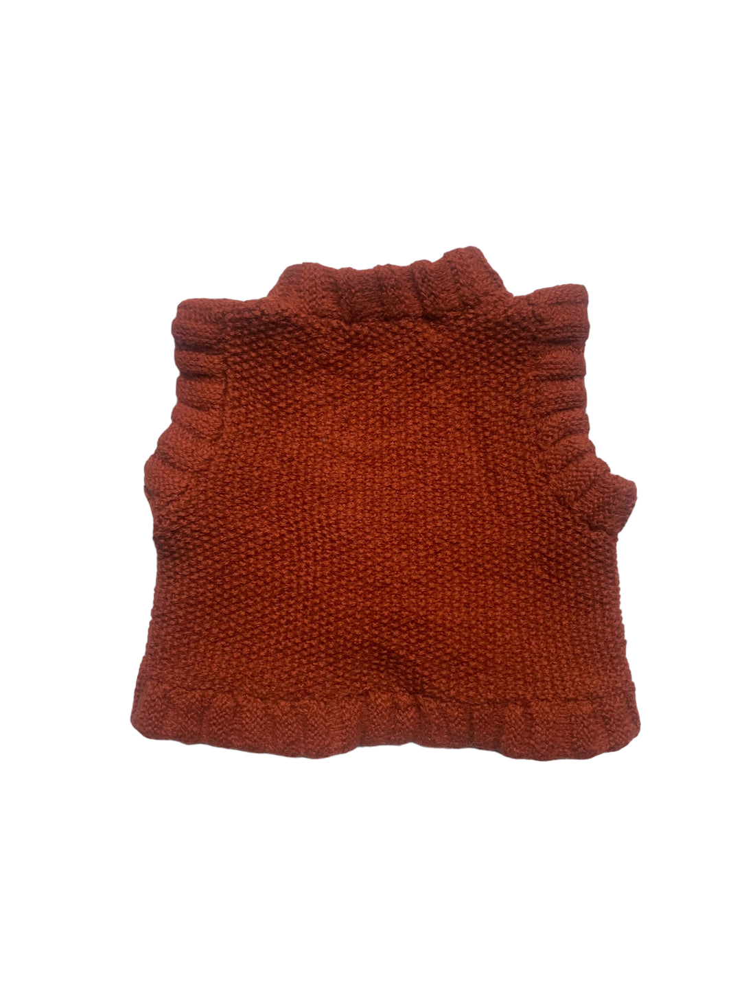 Gilet tricot ocre - 18 mois