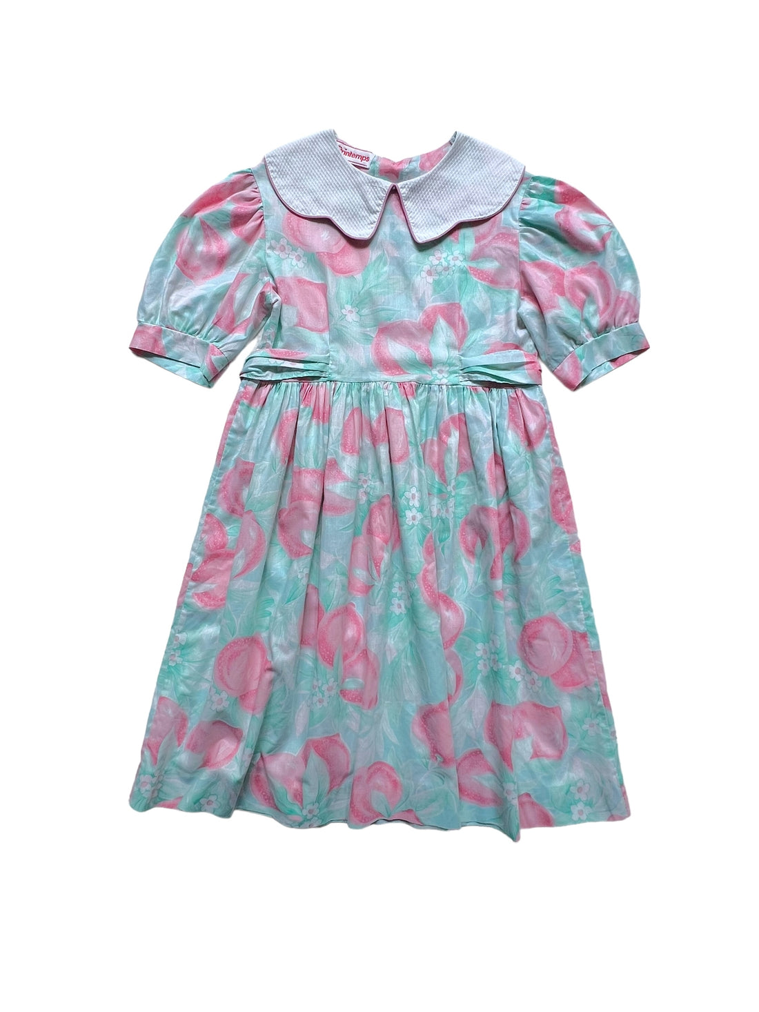 Robe fleurie à col - 6 ans