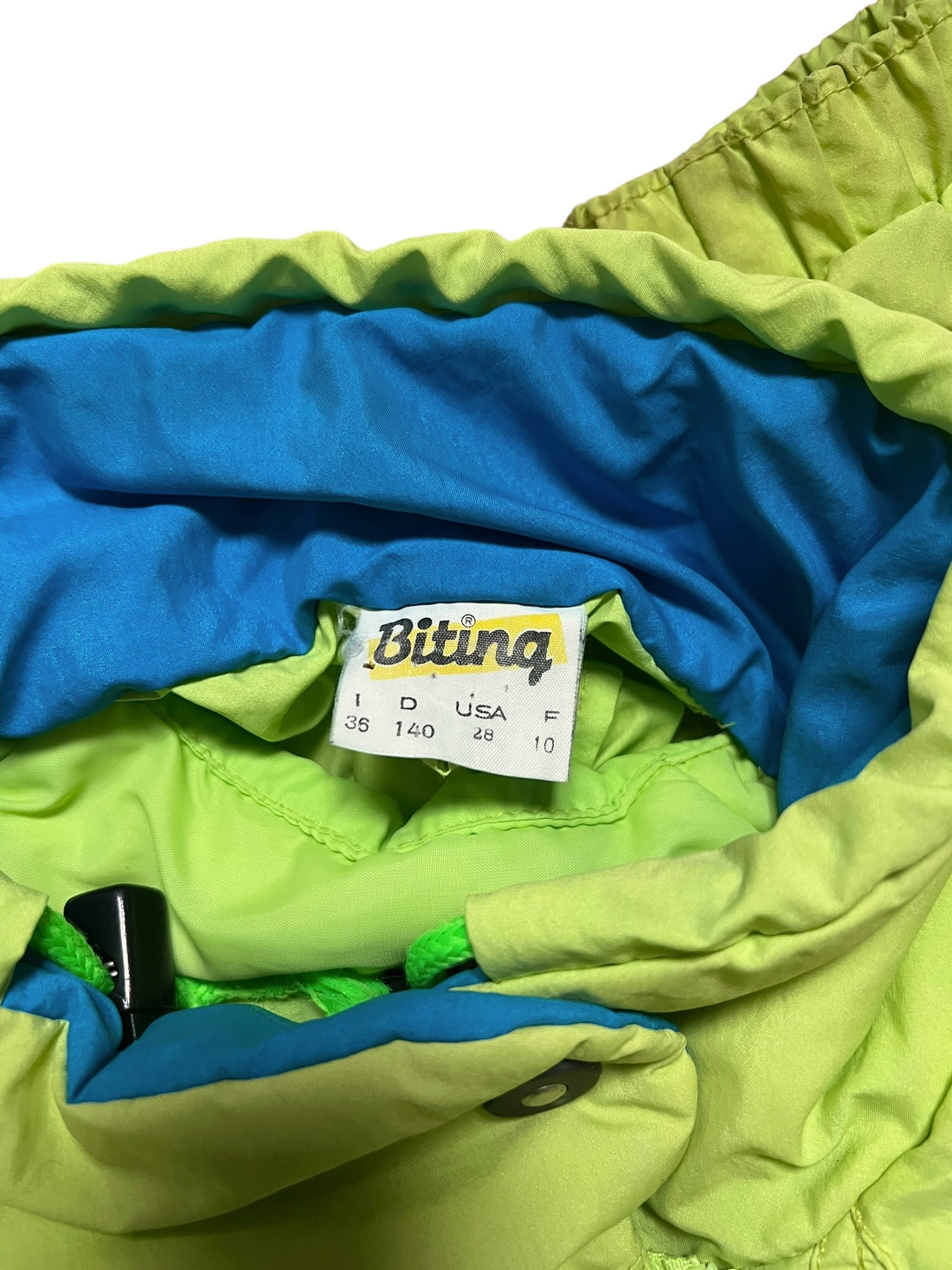 Veste de ski jaune - 10 ans