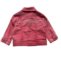 Veste jean rouge - 6 mois