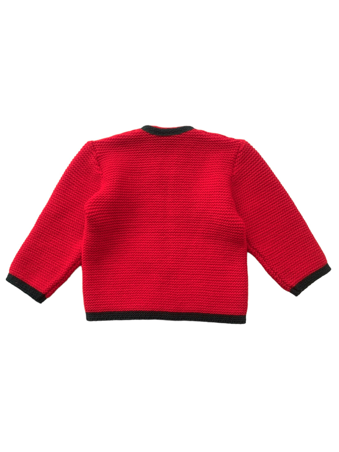 Gilet autrichien rouge - 2/3 ans