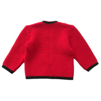 Gilet autrichien rouge - 2/3 ans