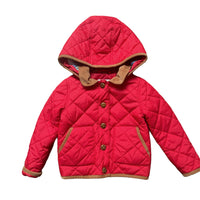 Veste matelassée rouge - 2/3 ans