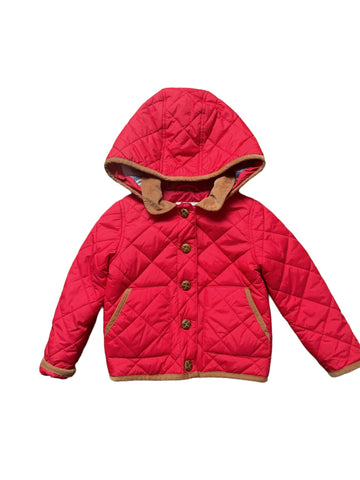 Veste matelassée rouge - 2/3 ans