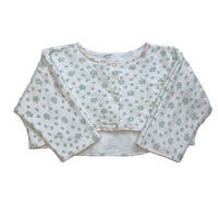 Crop top molleton fleuri - 12 mois