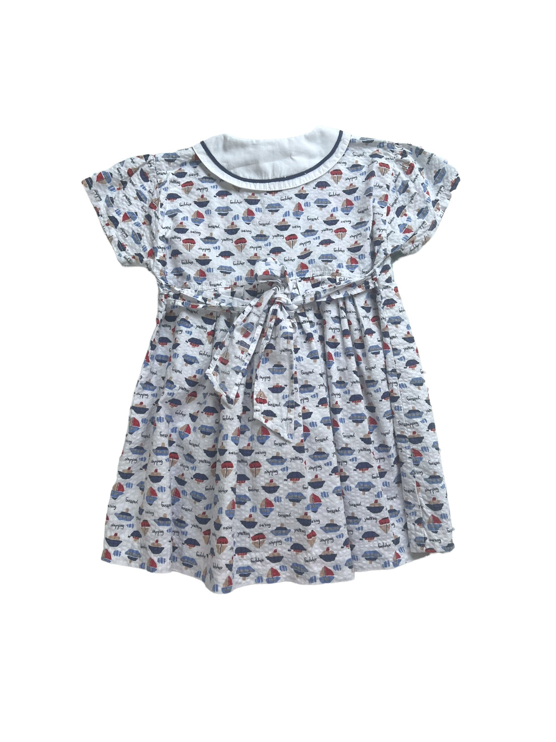 Robe bateau col claudine - 18/24 mois