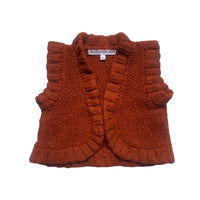 Gilet tricot ocre - 18 mois