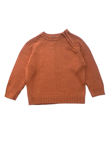 Pull orange - 6 ans